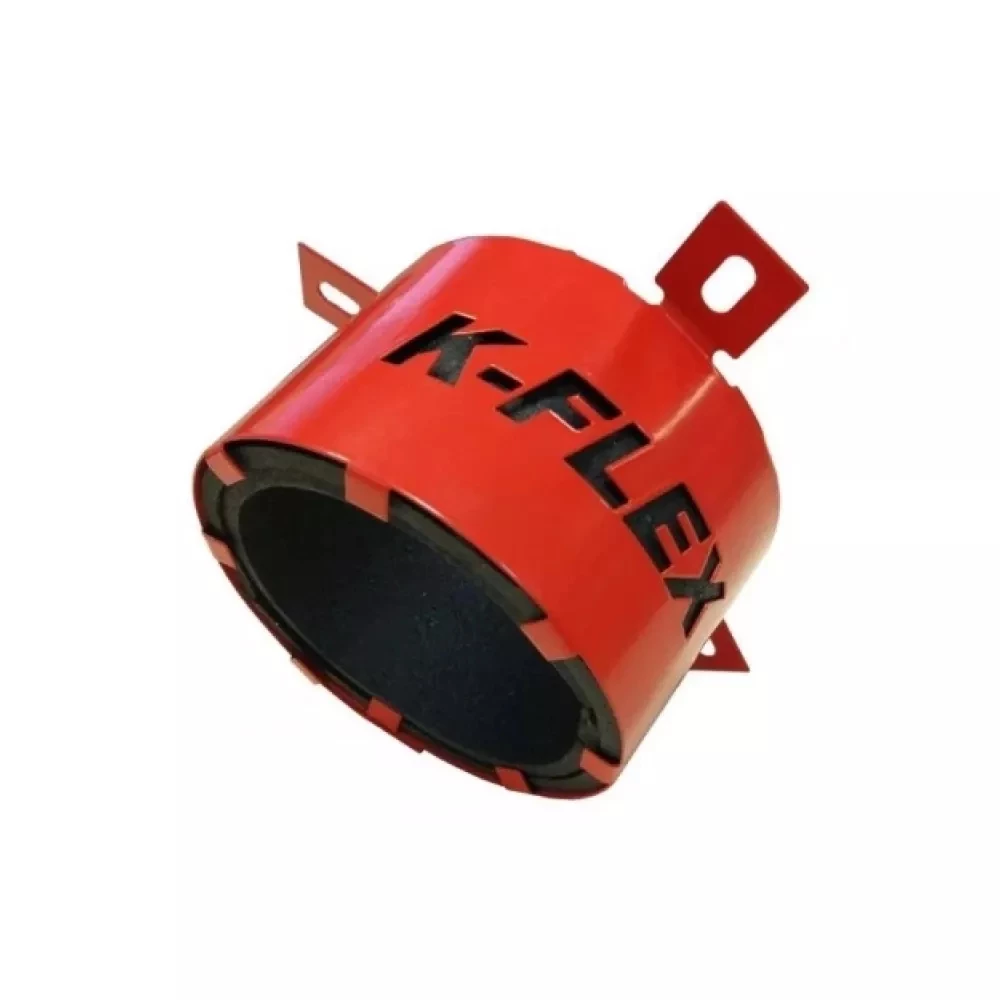 Муфта противопожарная K-FLEX K-Fire Collar Дн160 для труб, материал - сталь, цвет - красный, отгрузка кратно 12шт Муфта противопожарная K-FLEX K-Fire Collar Дн160 для труб, материал - сталь, цвет - красный, отгрузка кратно 12шт