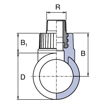 Седло Ekoplastik SNSE Дн75x3/4″ вварное/НР