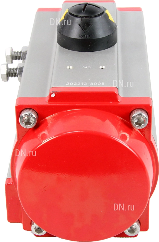 Пневмопривод PA-SA-083 с возвратными пружинами, ISO-фланец F05/F07, квадрат 17